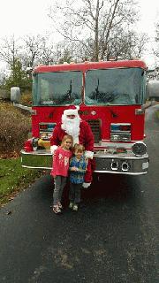 Santa Visits Frontenac 2015