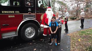 Santa Visits Frontenac 2015