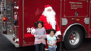 Santa Visits Frontenac 2015